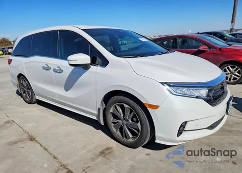 2024 Honda Odyssey Elite z USA, uszkodzony, nr VIN 5FNRL6H92RB032807